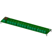 SCM7BP16 - Sixteen channel backpanel with standoffs for mounting.