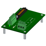 SCM7BXEV - 1 channel evaluation backpanel